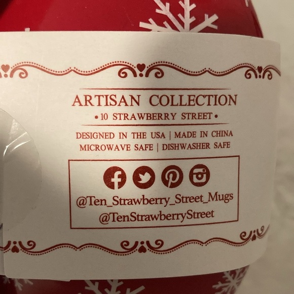 10 Strawberry Street Holiday Dip Bowl with Spreader - Picture 5 of 7